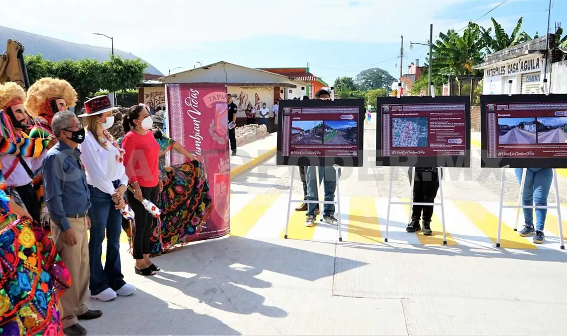 La pavimentación mixta mejora la movilidad y da mejor imagen a la zona. CP