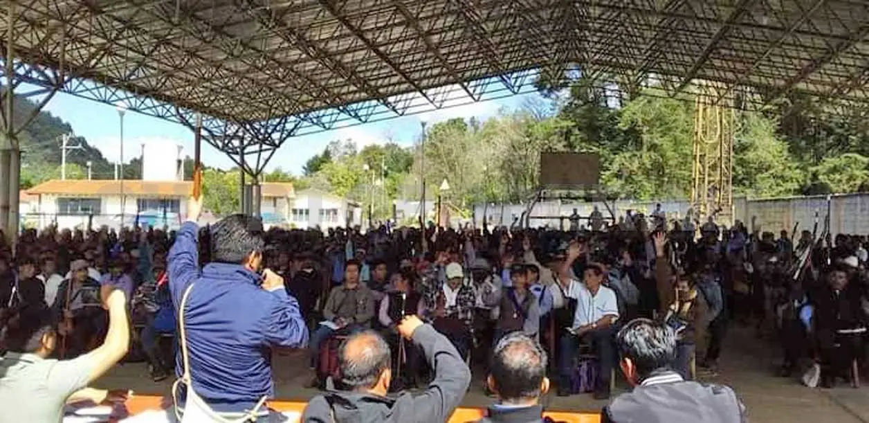 Oxchuc exige comicios a mano alzada