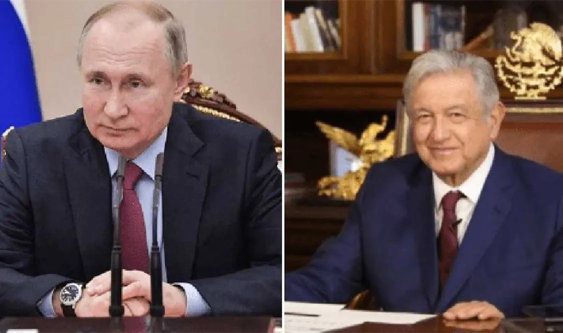 AMLO pacta con Putin vacunas anti Covid
