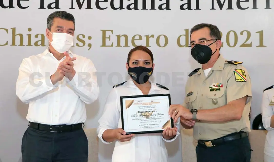 Entregan Medalla al Mérito de Enfermería Chiapas