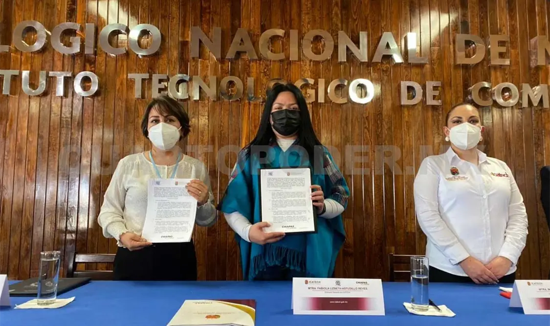 Firman convenio con el TecNM Comitán