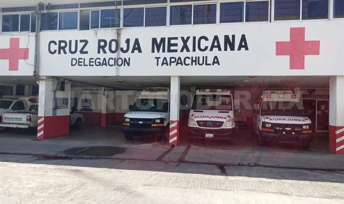 Crisis económica afecta a la Cruz Roja de Tapachula