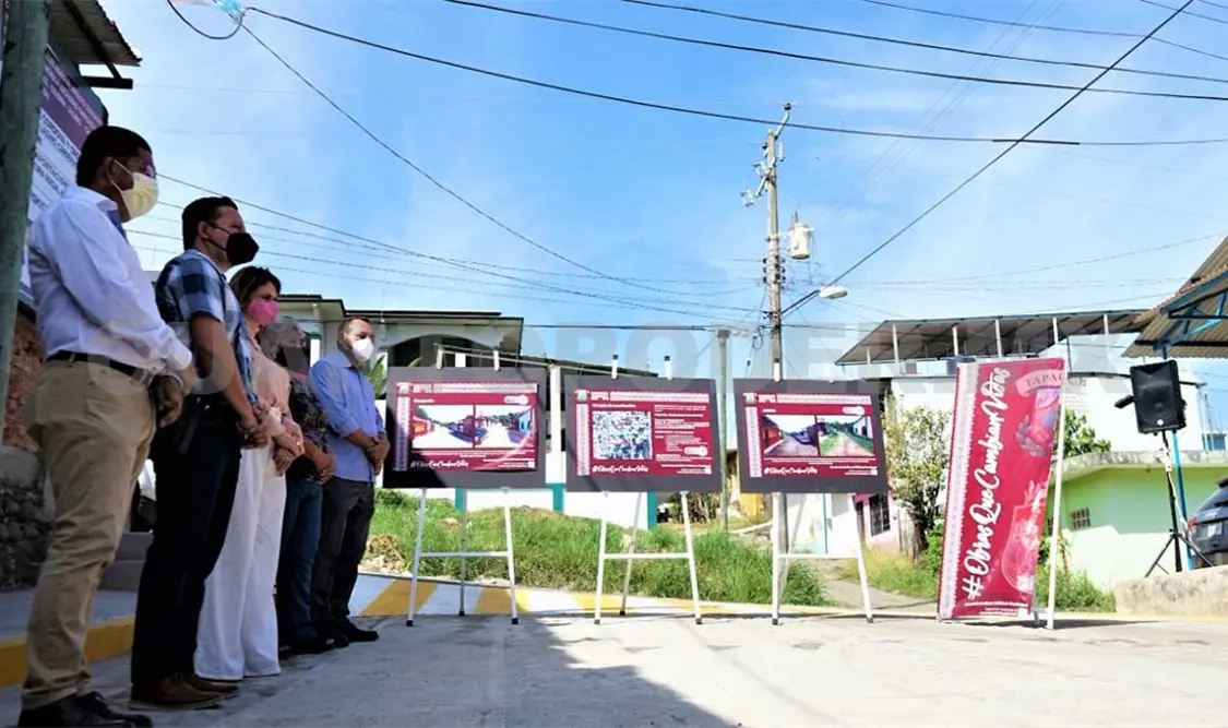 Mejoran vialidades y calles en Tapachula