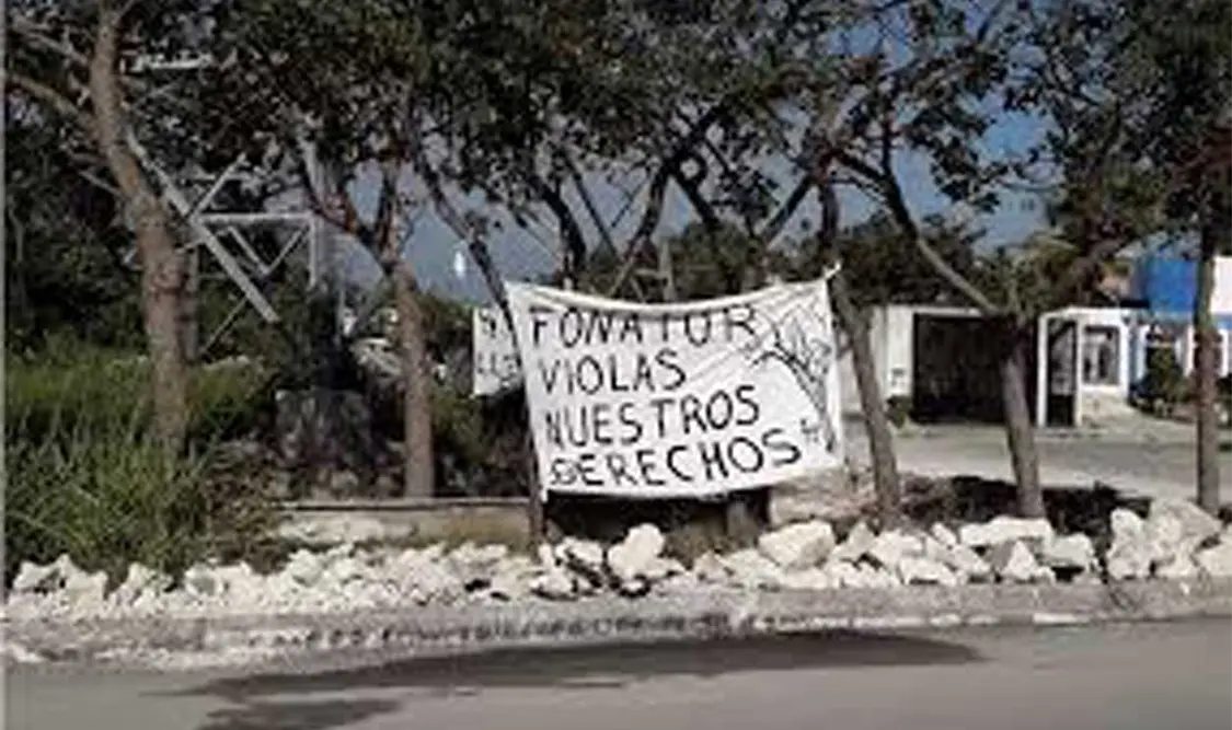 Los pobladores mostraron su desacuerdo. Cortesía