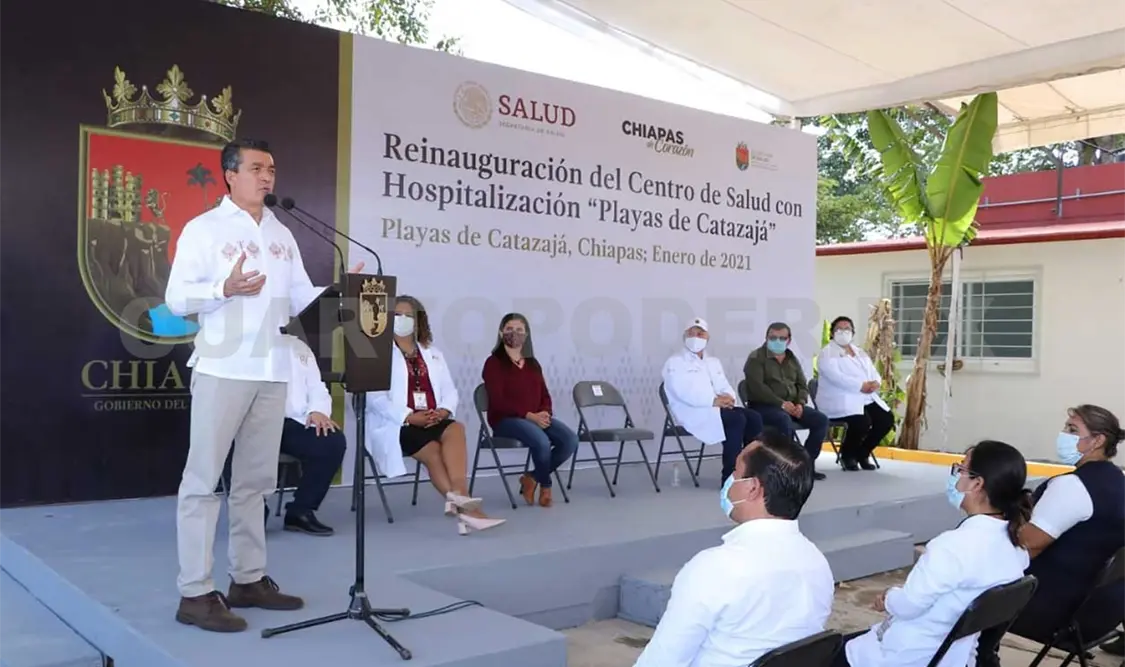 “Se han generado economías y ahorros que han permitido inversiones, como nunca antes, en materia de salud”, dijo el mandatario. CP