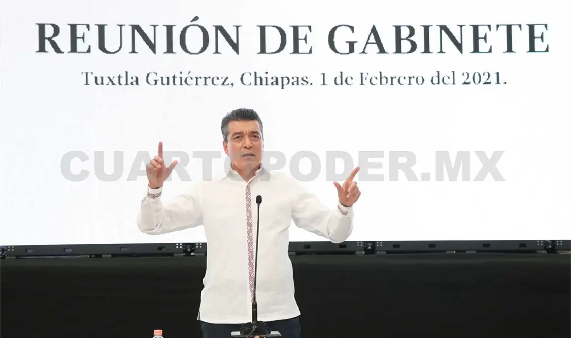 Rutilio Escandón y Gabinete realizan reunión quincenal