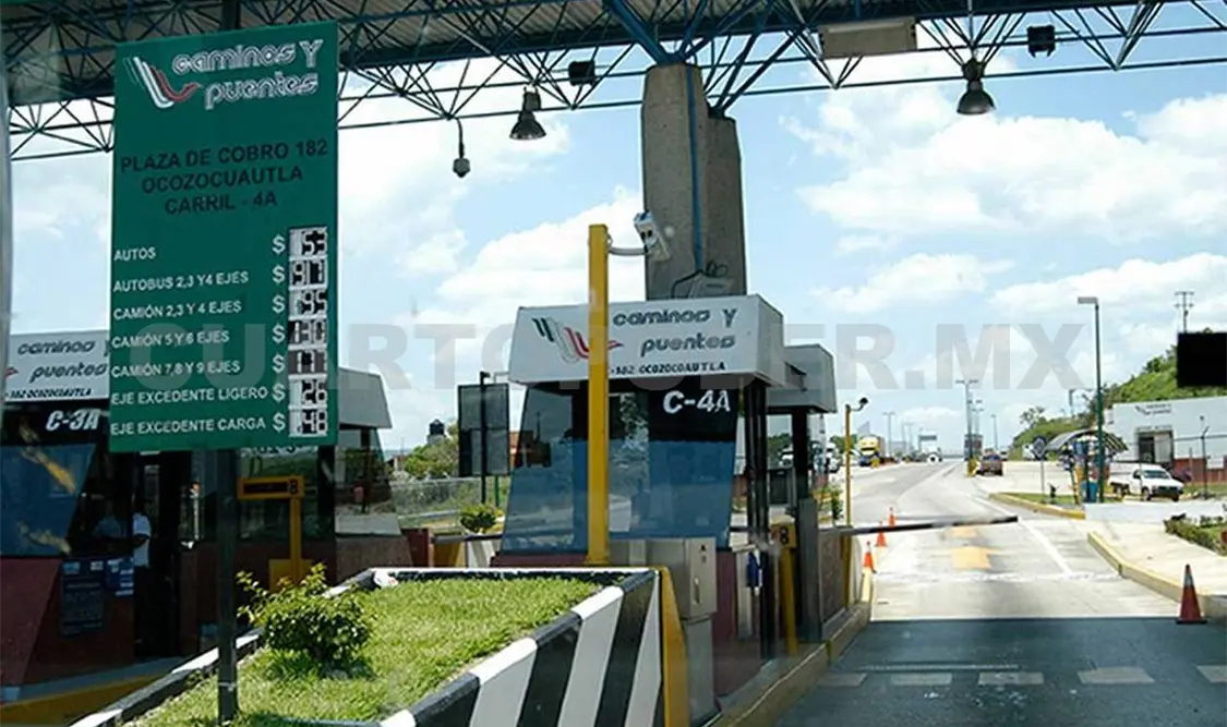 Capufe reducirá número de carriles de cuota