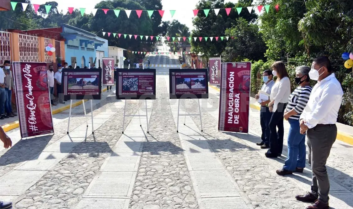 Construyen calles para mejorar la calidad de vida