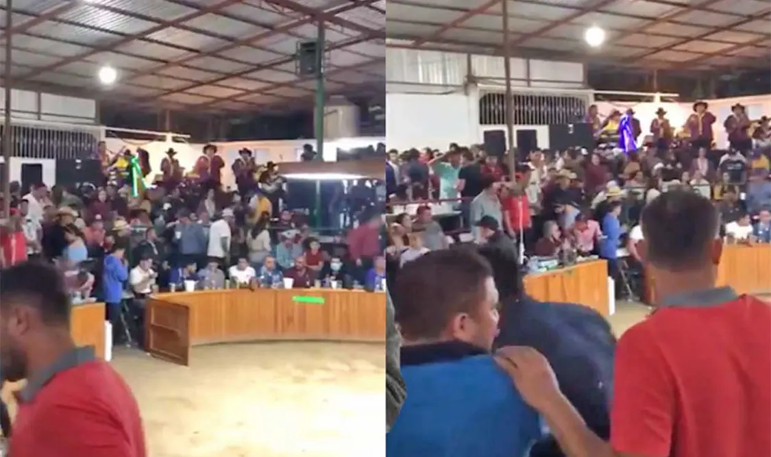 En Arteaga llevan tres días de fiestas