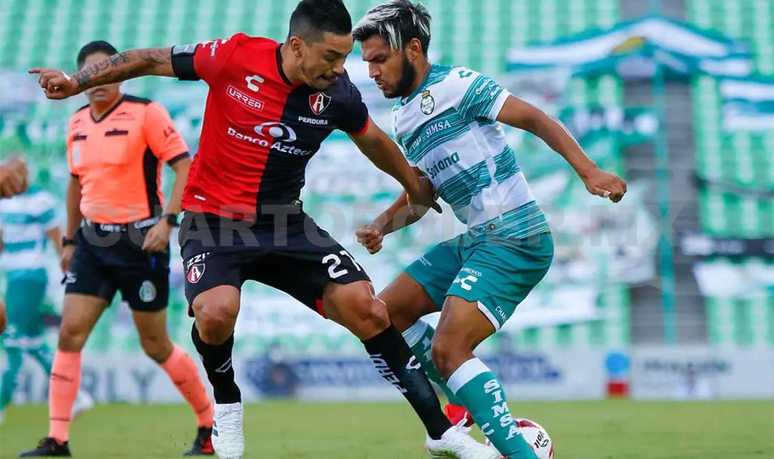 Atlas tendría una misión imposible ante Santos