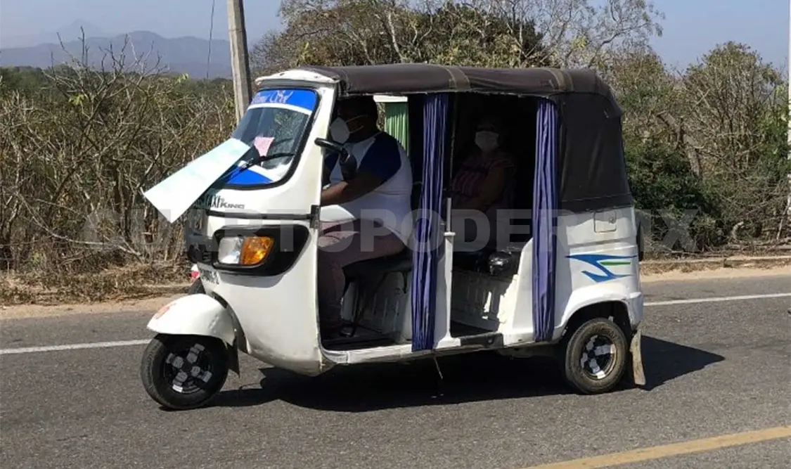Grupos de mototaxistas en Villa Corzo se opusieron rotundamente a que la Amotac permaneciera. Dalia Villatoro / CP