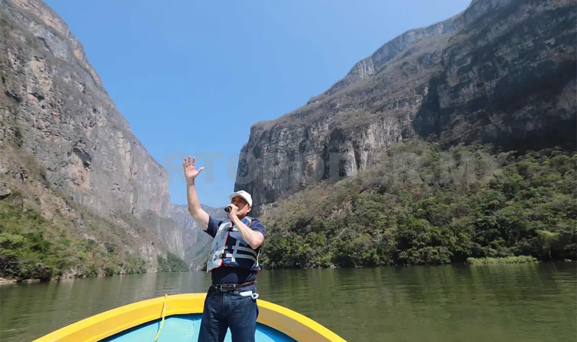 Garantizan limpieza en el Cañón del Sumidero