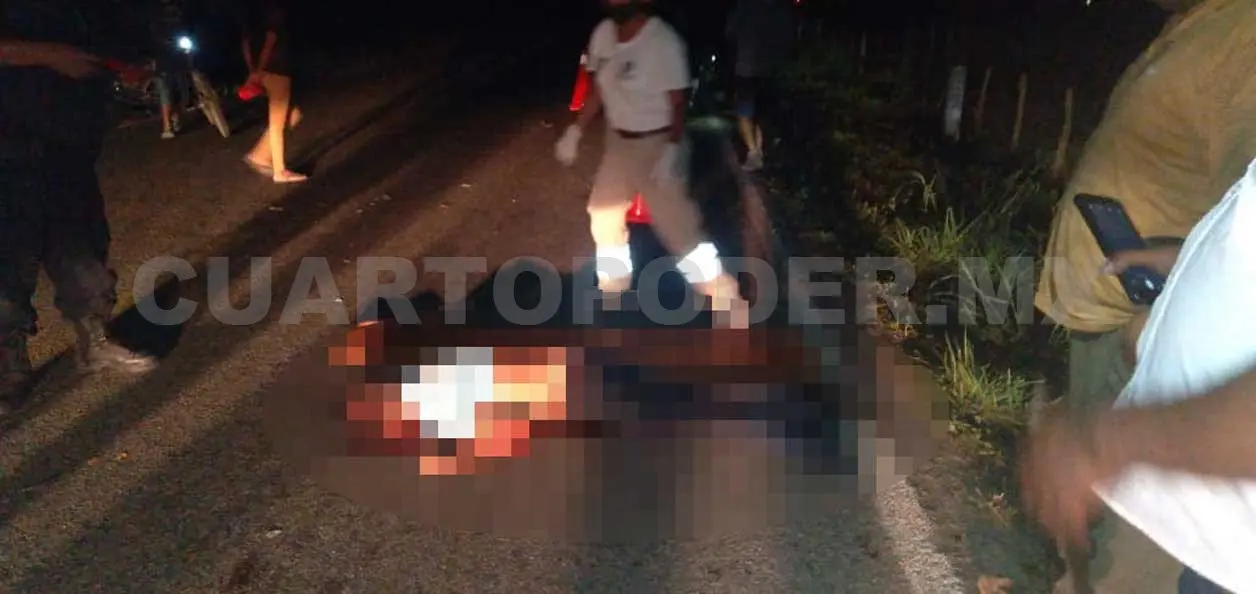 Muere atropellado en tramo carretero
