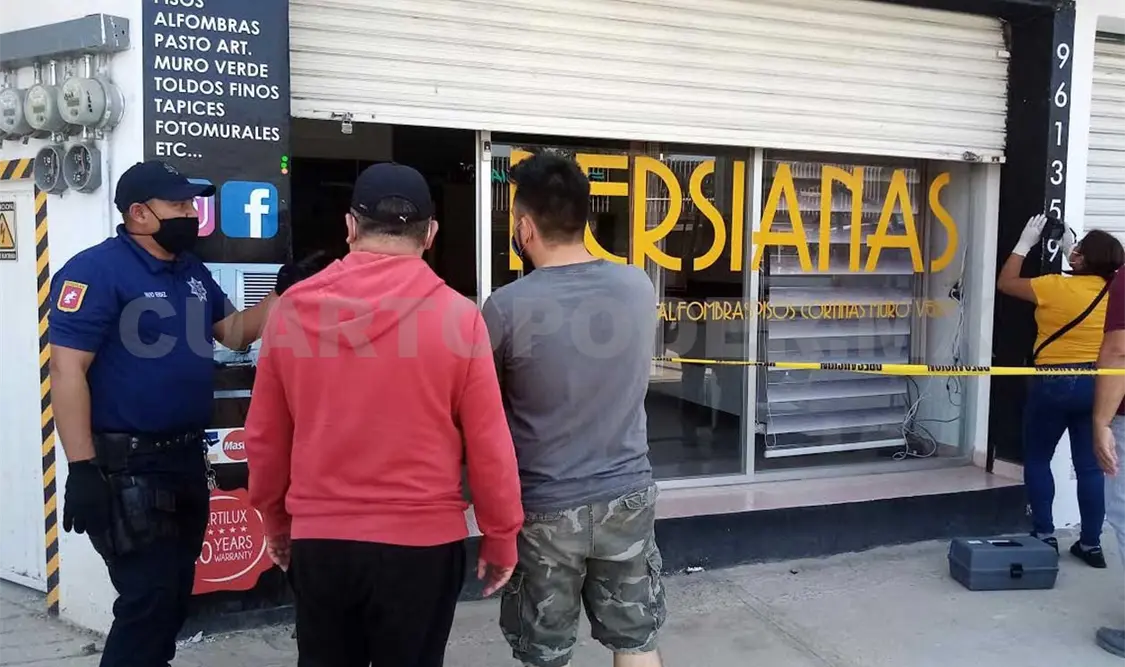 Vacían dos negocios en fraccionamiento La Gloria