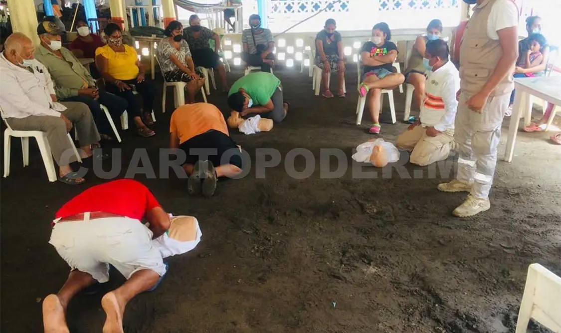 Dan capacitación en RCP y atención a emergencias