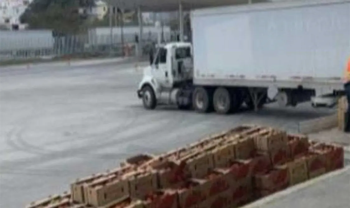 Al tratarse de un decomiso de alimento perecedero, el SAT decidió donarlo a tres poblaciones. Cortesía