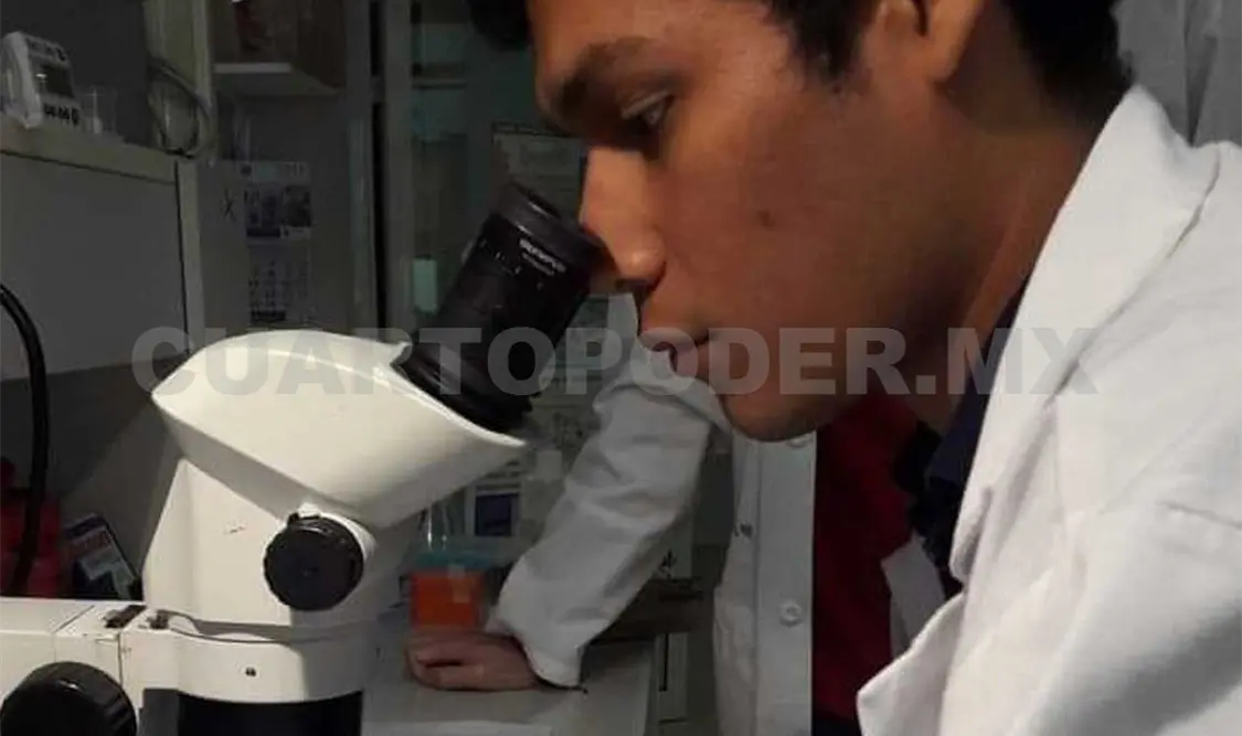 Gálvez de León concluyó sus estudios de Maestría en el Cinvestav en Monterrey. Cortesía