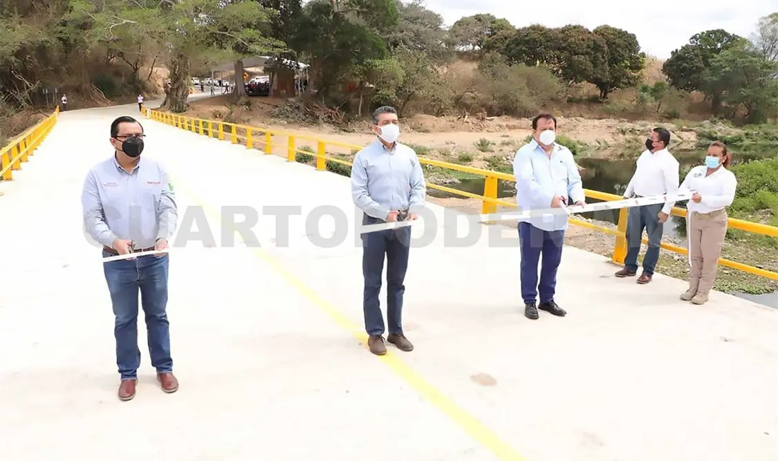 Este puente tuvo una inversión de siete millones de pesos y se hizo con mano de obra local. CP