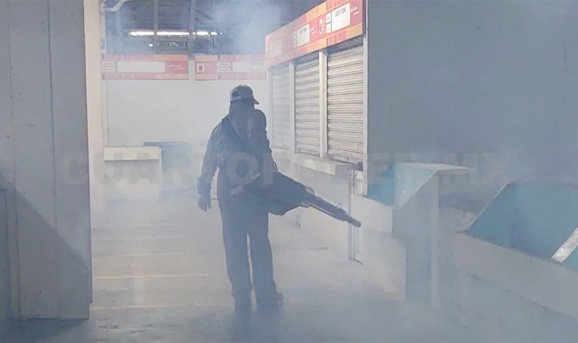 Realizan nebulización en mercados públicos