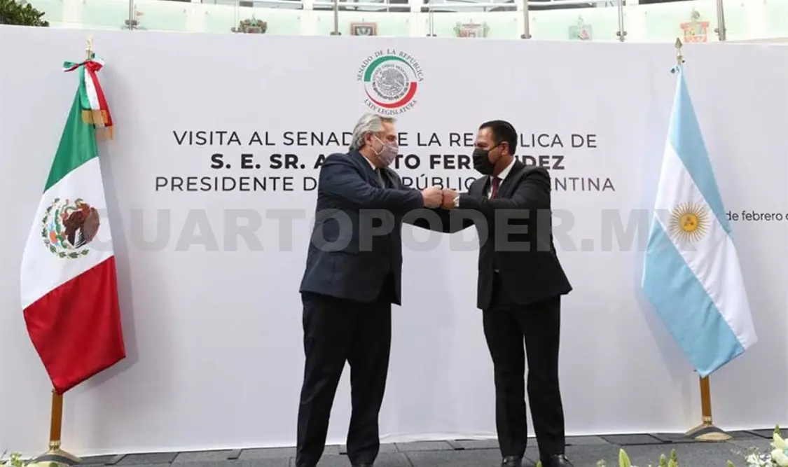 Recibe Eduardo Ramírez a presidente de Argentina