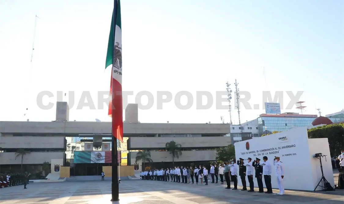 Conmemoran Día de la Bandera