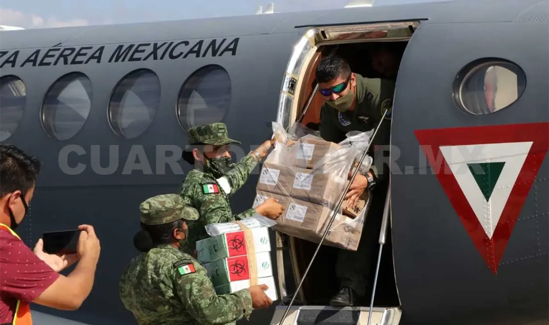 Recibe Chiapas quinto lote de vacunas anticovid