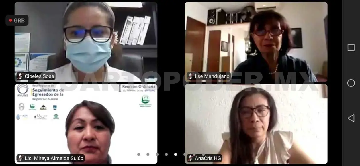 Encabezan sesión de la red de Egresados Sur-Sureste