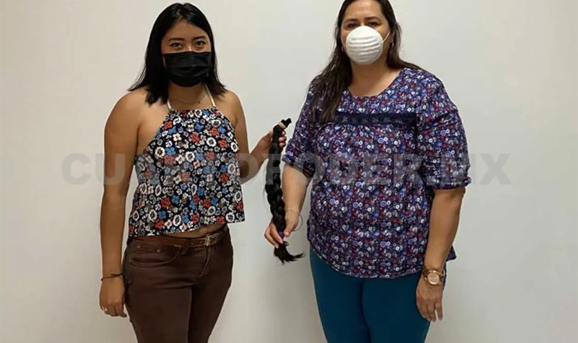 Recibe voluntariado donación de cabello