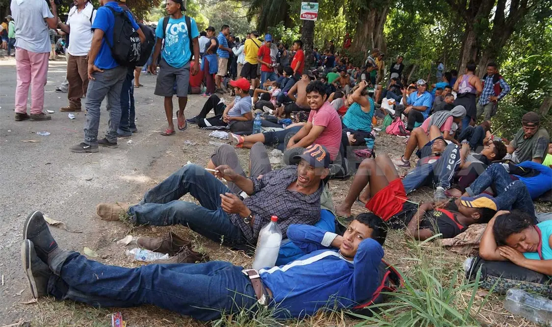 Descontrol migratorio en la frontera sur