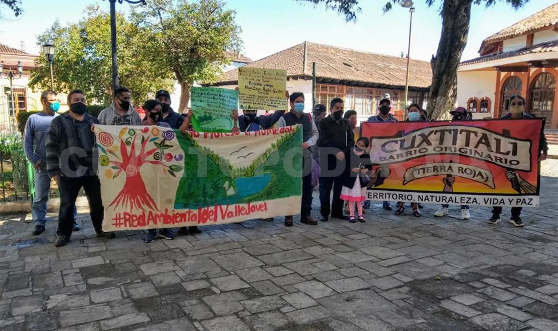 Fue dado a conocer por la sociedad civil, defensores de derechos humanos red ambiental del valle de Jovel, entre otros. Cortesía