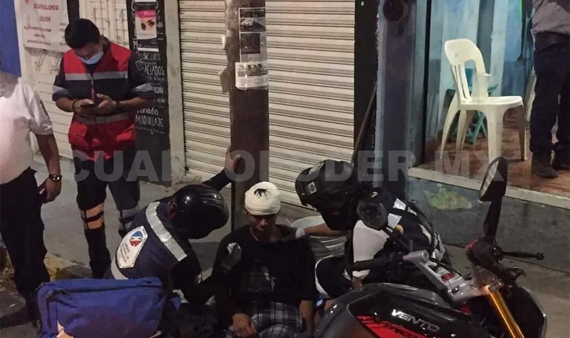 Lo machetean en la cabeza en una riña