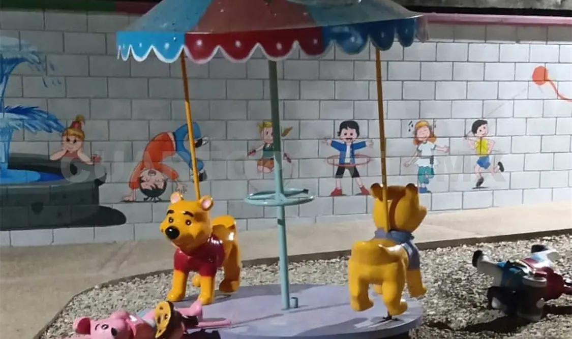 Vándalos provocan daños a parque infantil