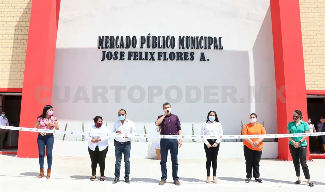 Inauguran mercado público municipal