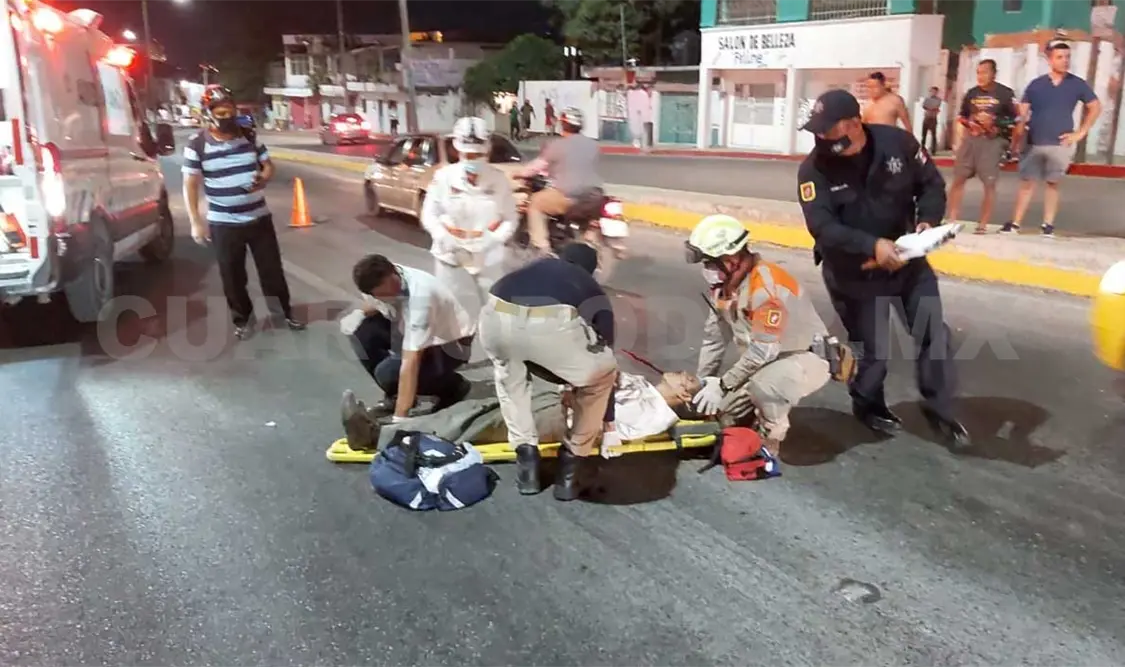 Muere abuelito atropellado por vehículo