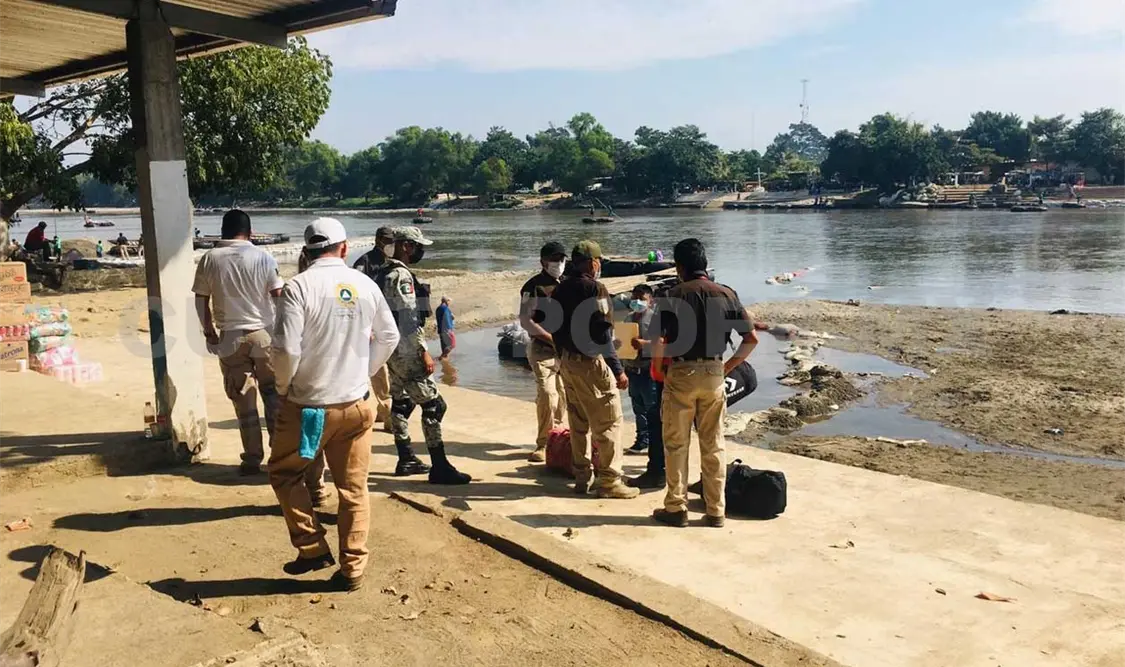 Alarma por bajo nivel del río Suchiate