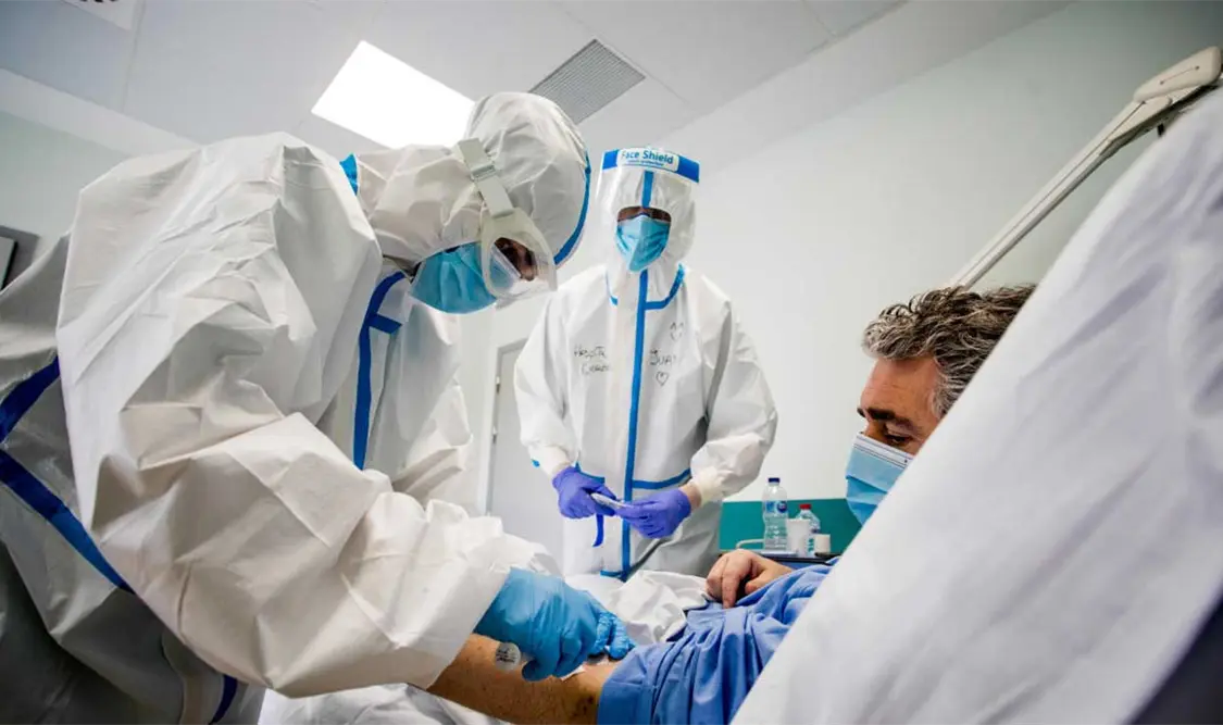 Se destacó que en las últimas 24 horas se registró la cifra más baja de pacientes internados en un hospital. Cortesía