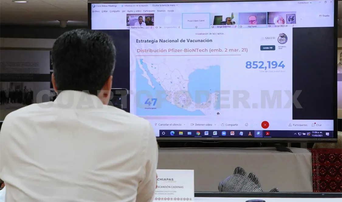 Reconocen a la Federación por apoyo en vacunación