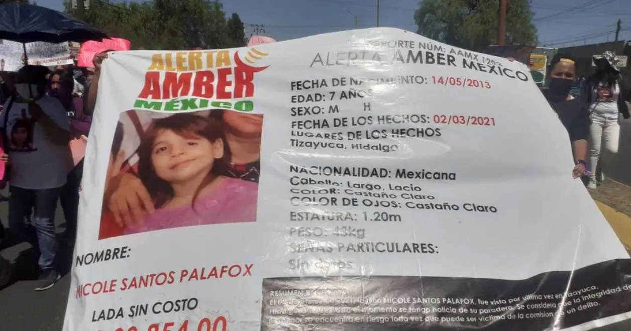 Encuentran muerta a Nicole, menor desaparecida en Tizayuca. Cortesía