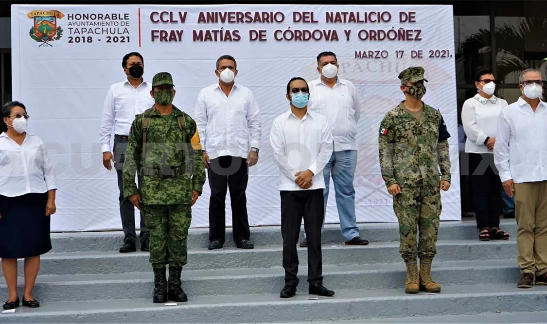 Conmemoran natalicio de fray Matías de Córdova