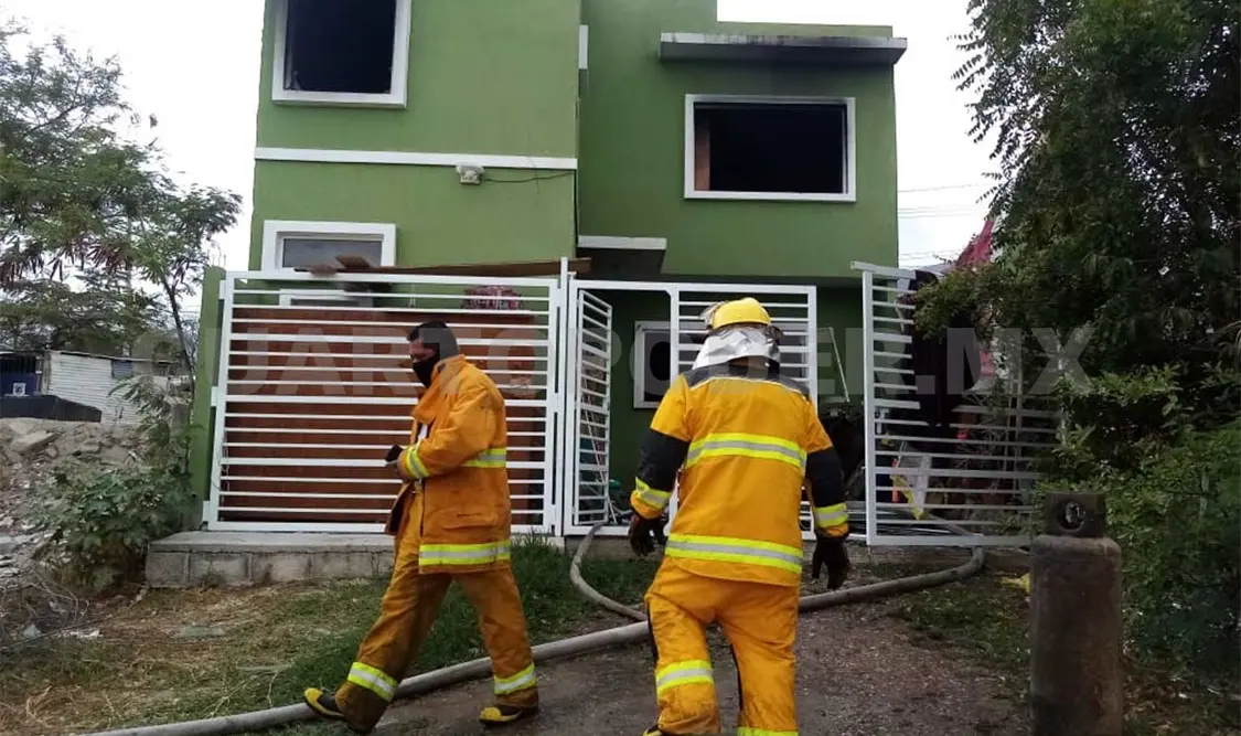Explota tanque de oxígeno en vivienda