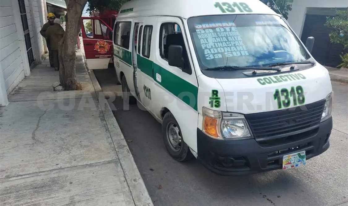 Un probable cortocircuito fue el origen el conato de incendio en la unidad de pasaje. Ricardo López / CP