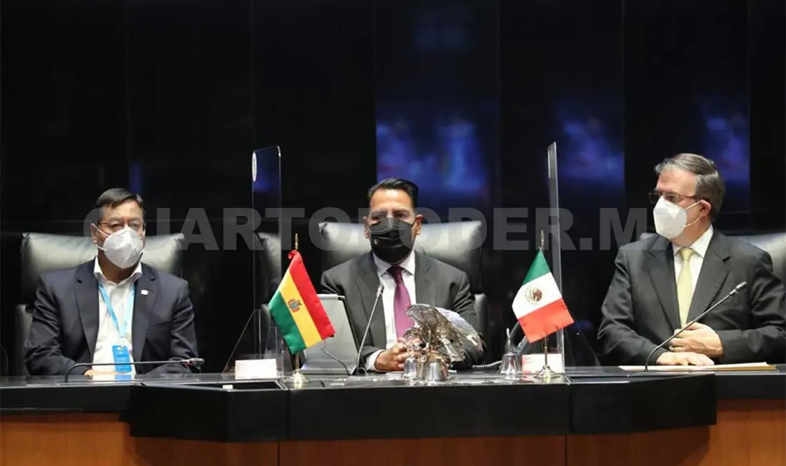 Eduardo Ramírez recibe a presidente de Bolivia