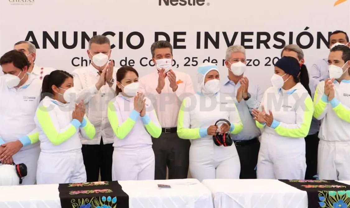 Nestlé México invertirá en Chiapa de Corzo