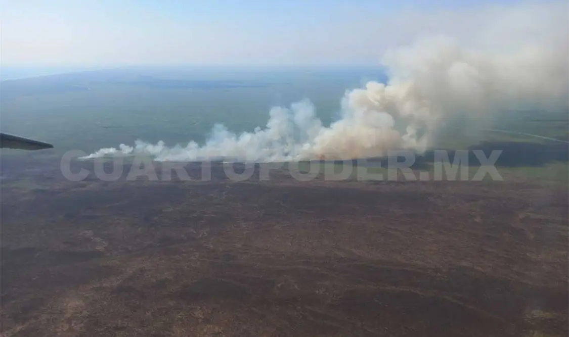 Se incendia La Encrucijada, 500 hectáreas afectadas