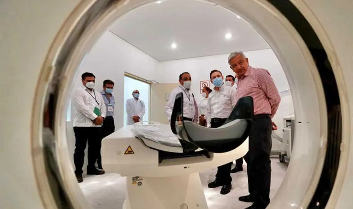 López Obrador entregó el Hospital General de Gómez Palacio Durango, el cual tardó más de siete años en construirse. Cortesía