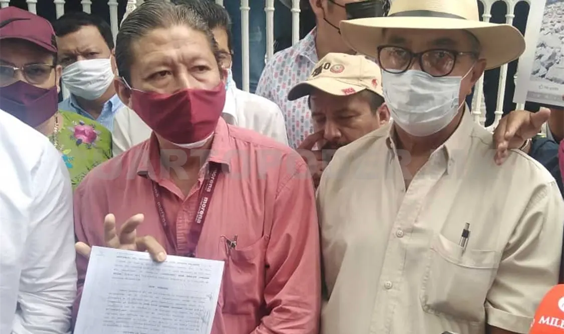 Militancia de Morena en contra de imposiciones