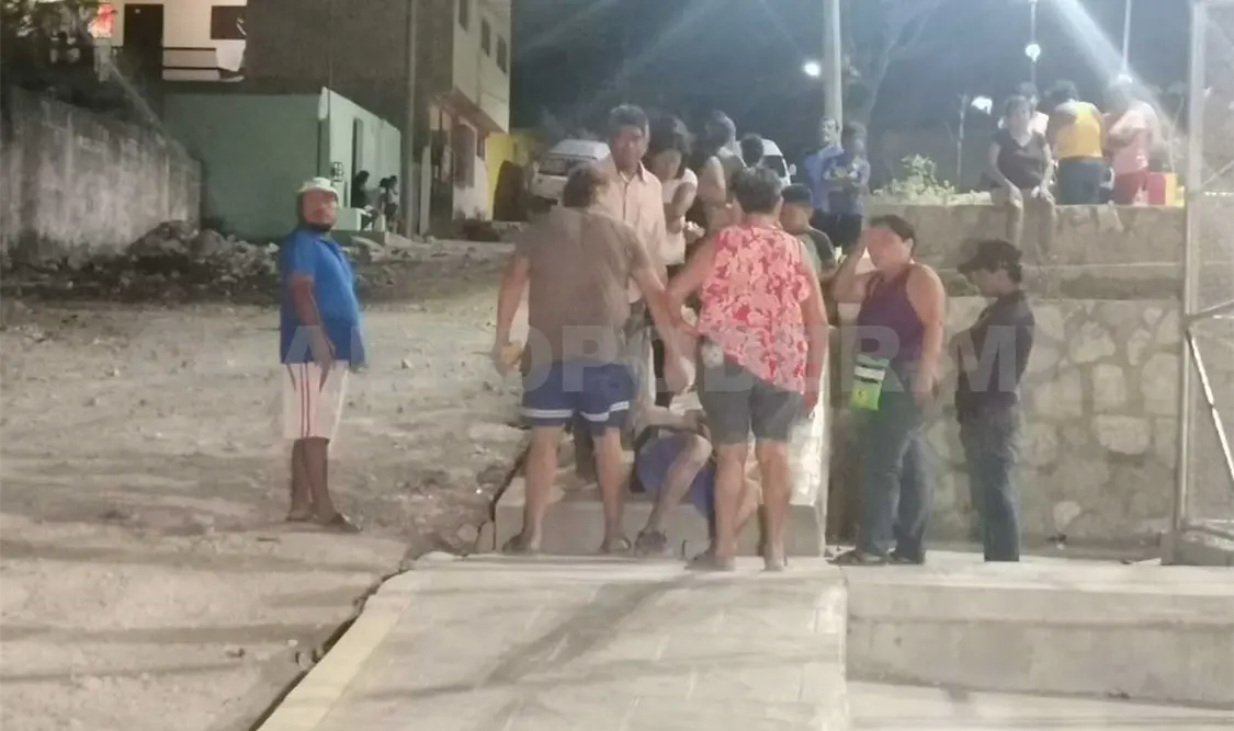 Recibe un balazo cuando estaba sentado en el parque