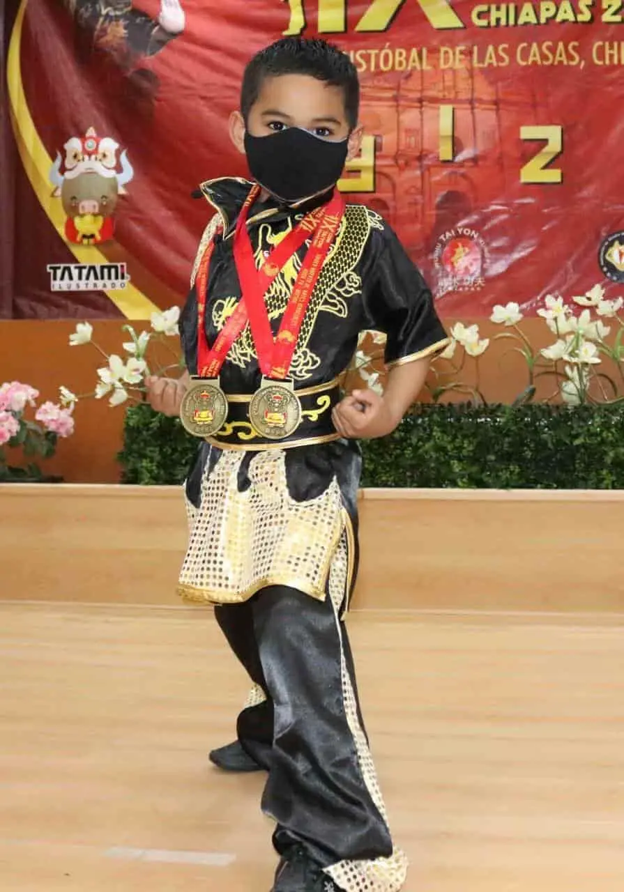 Las competencias que se presentaron fueron en las modalidades de Sanda y el Taolú, propias de la especialidad del Wushu. Cortesía