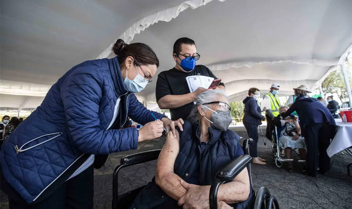 AMLO está confiado por avance de vacunación