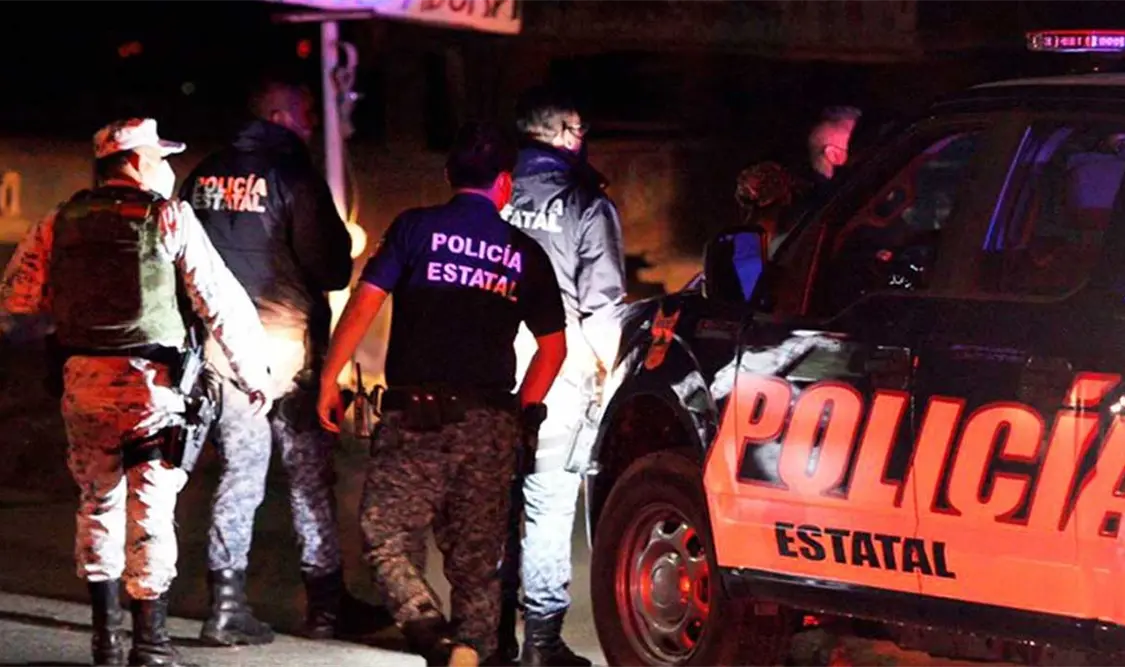 Elementos de la SSP de Hidalgo, de la GN y de Seguridad Física de Pemex desde el viernes desarrollan acciones de seguridad. Cortesía